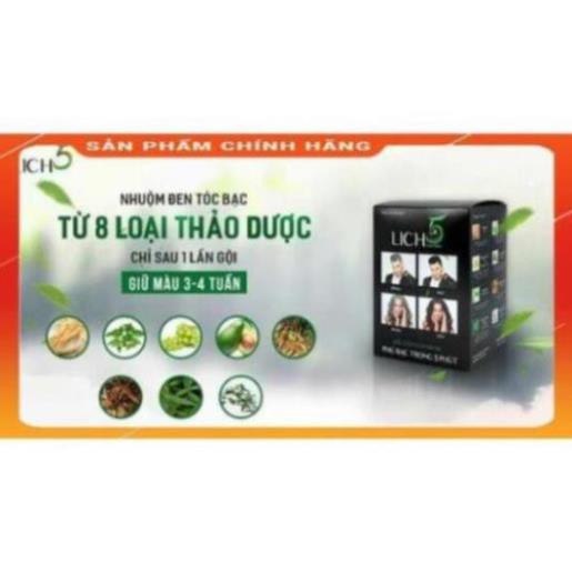 Dầu gội thảo dược phủ bạc đen tóc  lich 5