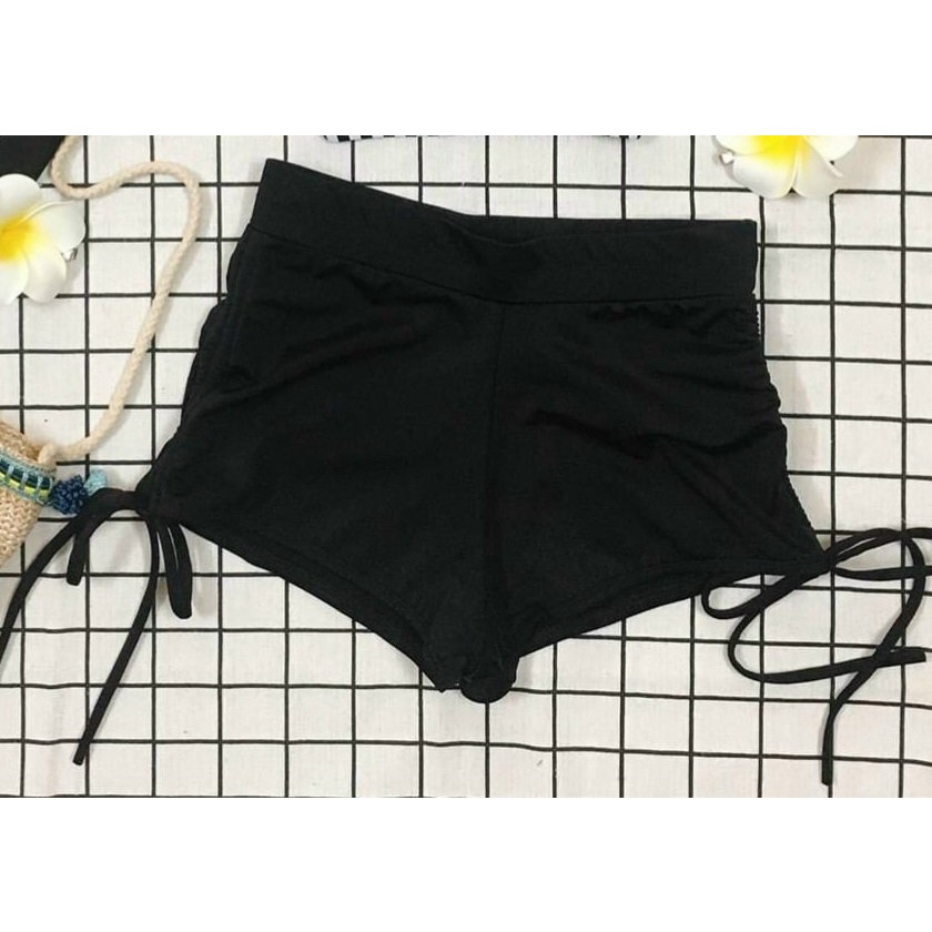 Quần bơi váy bơi bikini nữ lẻ nhiều mẫu màu đen EVA SHOP QLVL