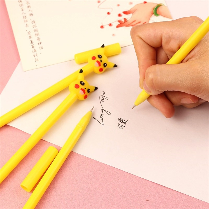 1 Bút Mực gel Ngòi 0.38mm Mực Đen Hình Thú Hoạt Hình Sáng Tạo