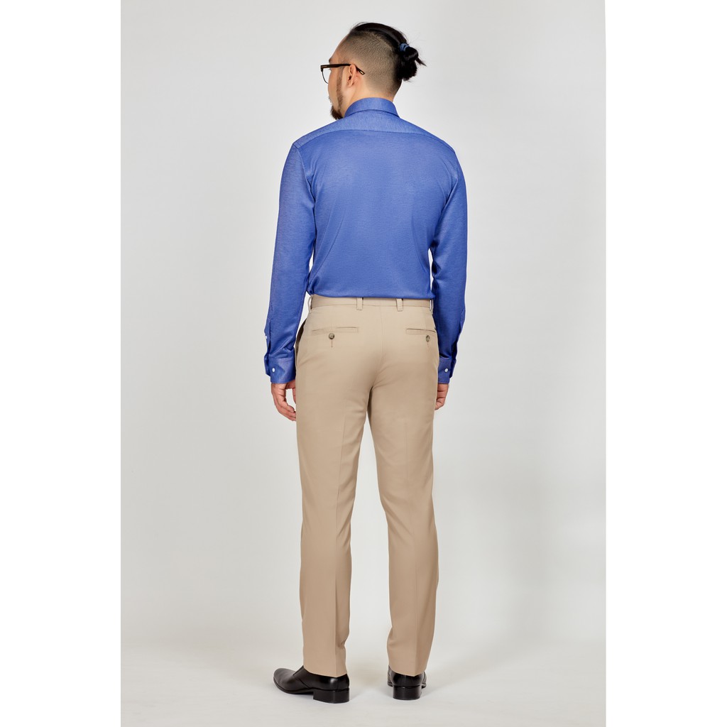 Quần khaki nam mattana Slim fit vàng kem MKM07200414008003