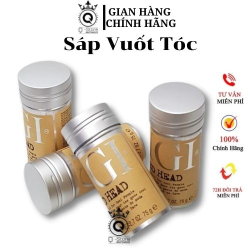 Sáp Tóc Nữ Thỏi Tigi Bed Head 75g, Sáp vuốt tóc nữ cố định tóc con hiệu quả, mùi thơm dịu giữ nếp tóc 24h.