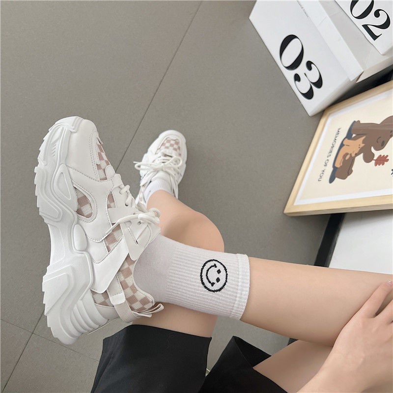 Giày Thể Thao Sneaker Nam Nữ Đế Cao Su Đúc Cao 4cm Cao Cấp Full Box Hot Trend 2022