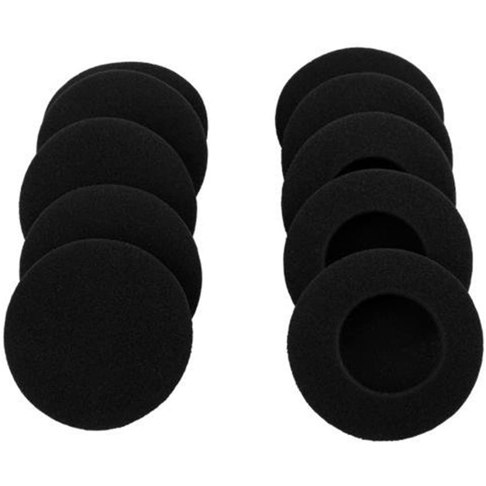 10 Cặp Đệm Tai Nghe Thay Thế 60mm / 2.4 &quot;Cho Logitech H600 H330 H340 / Aia Hp-Cn5 / Latec Axis 502