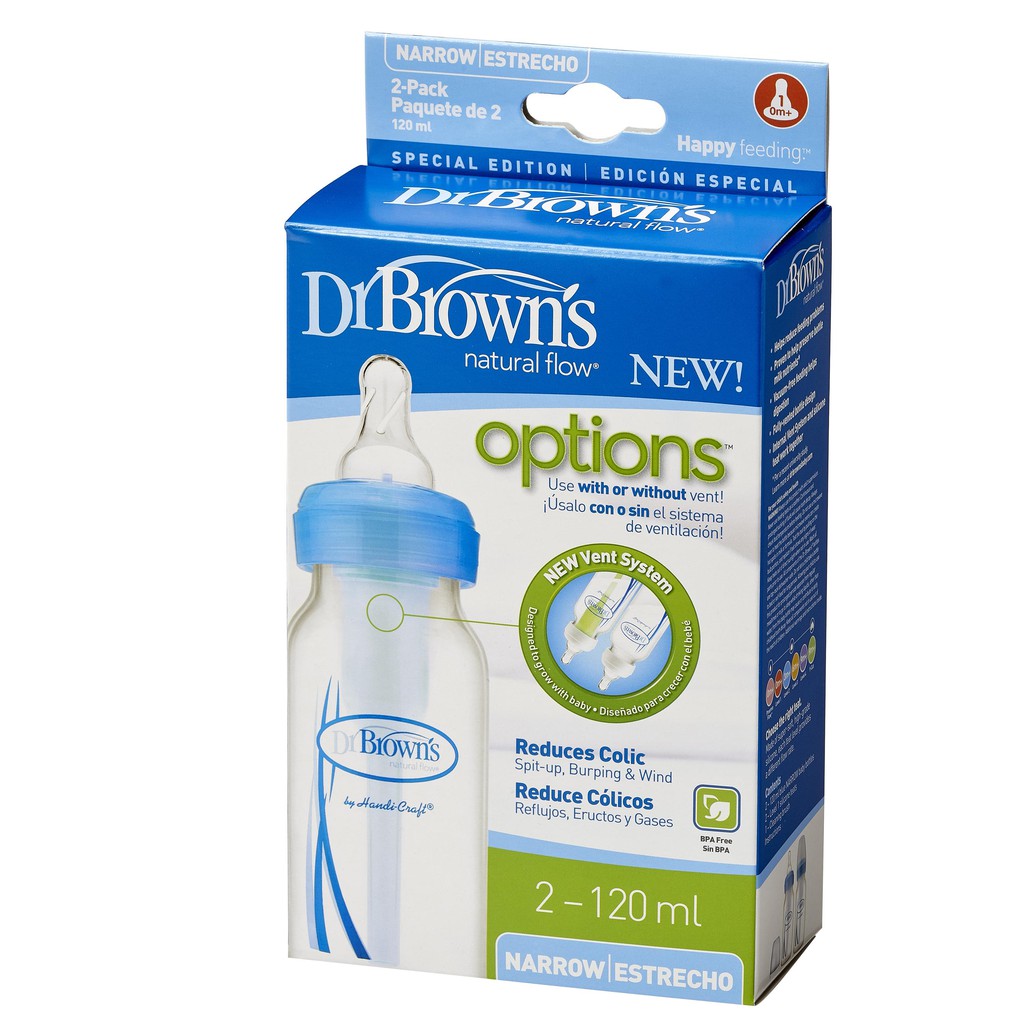 Bộ 2 bình sữa DrBrown's Natural Flow