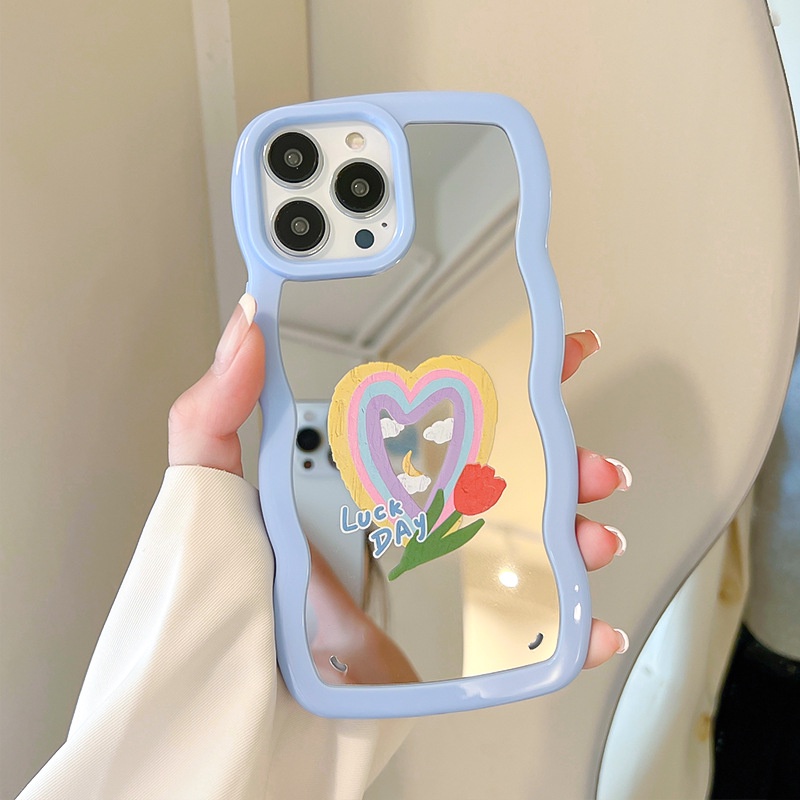 Ốp lưng iphone Phù Hợp Ốp Điện Thoại Họa Tiết Ren Tráng Gương Sang Trọng Cho iphone13Pro / 12Pro / 11 / xr Dinuo case