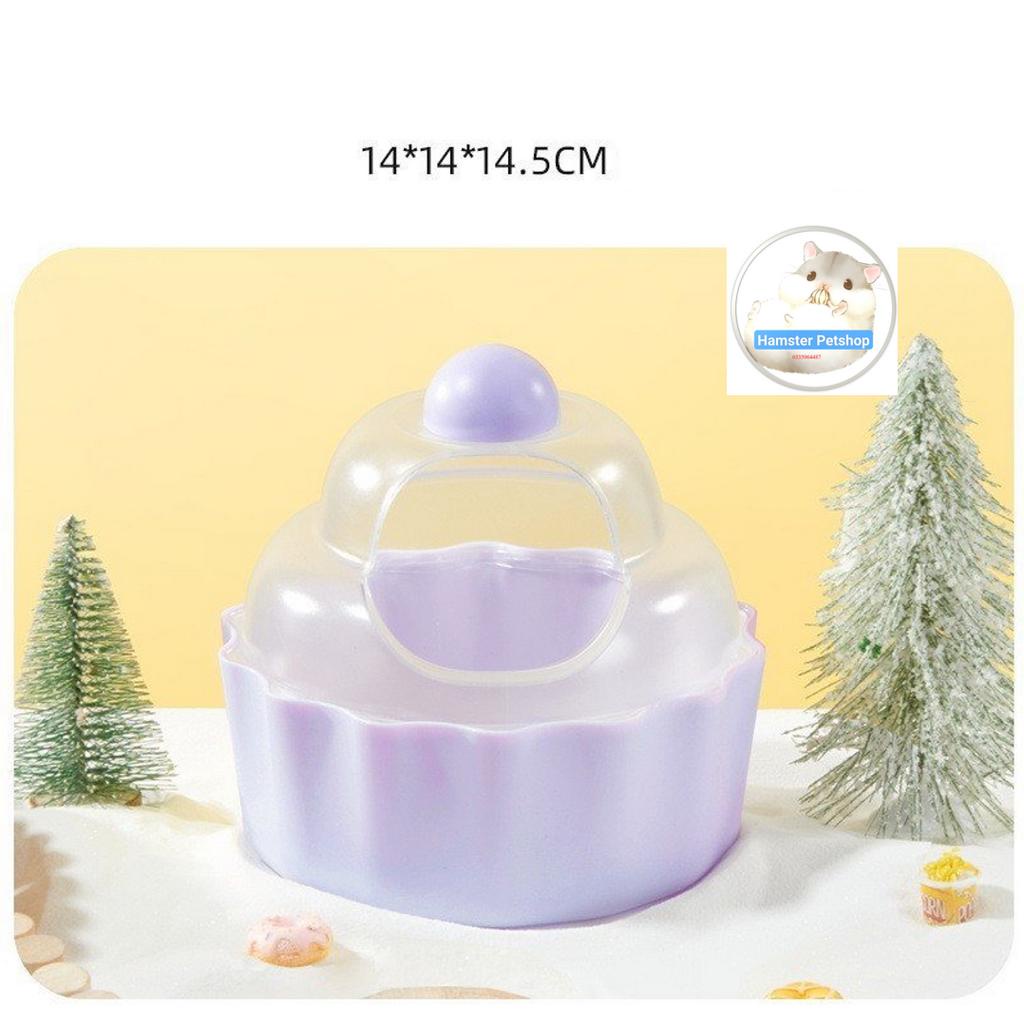 Nhà tắm/ Nhà ngủ hình bánh cho Hamster