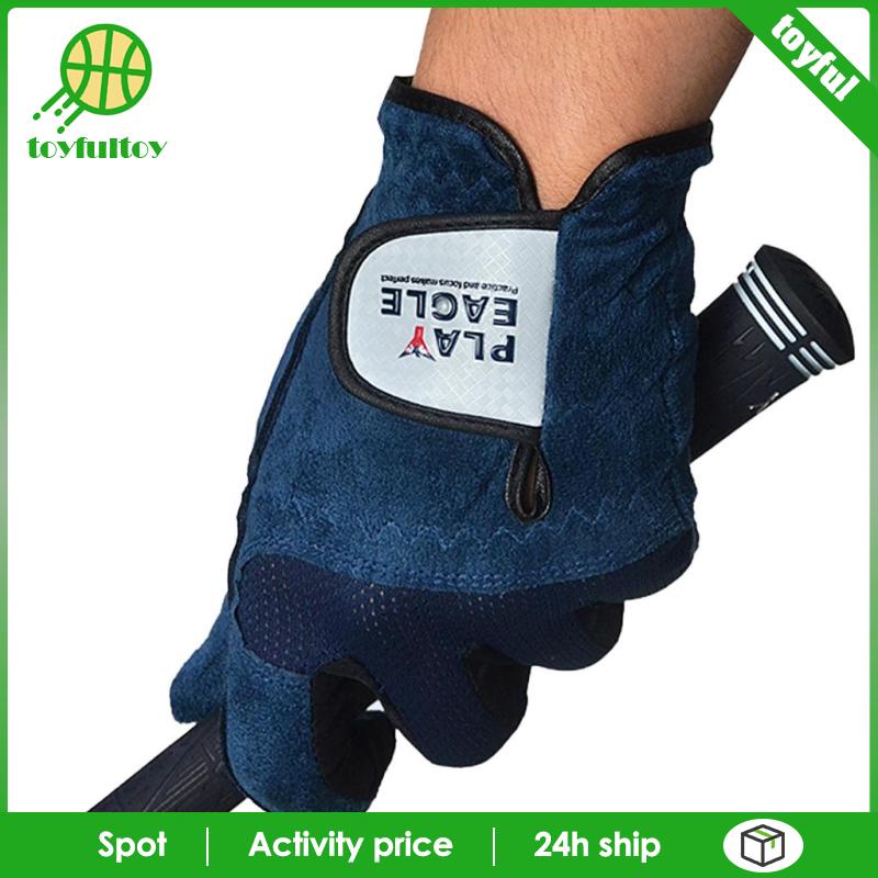 Găng Tay Đánh Golf Bằng Sợi Micro Mềm Mại Thoáng Khí Chống Trượt Cỡ 22 Cho Nam