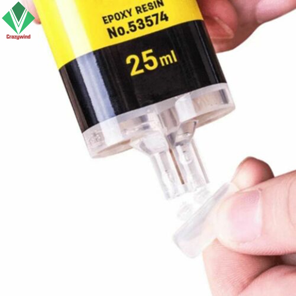 Keo Dán Nhựa Epoxy AB 25/4ml Dùng Để Sửa Chữa Đồ Gốm Sứ Thủy Tinh