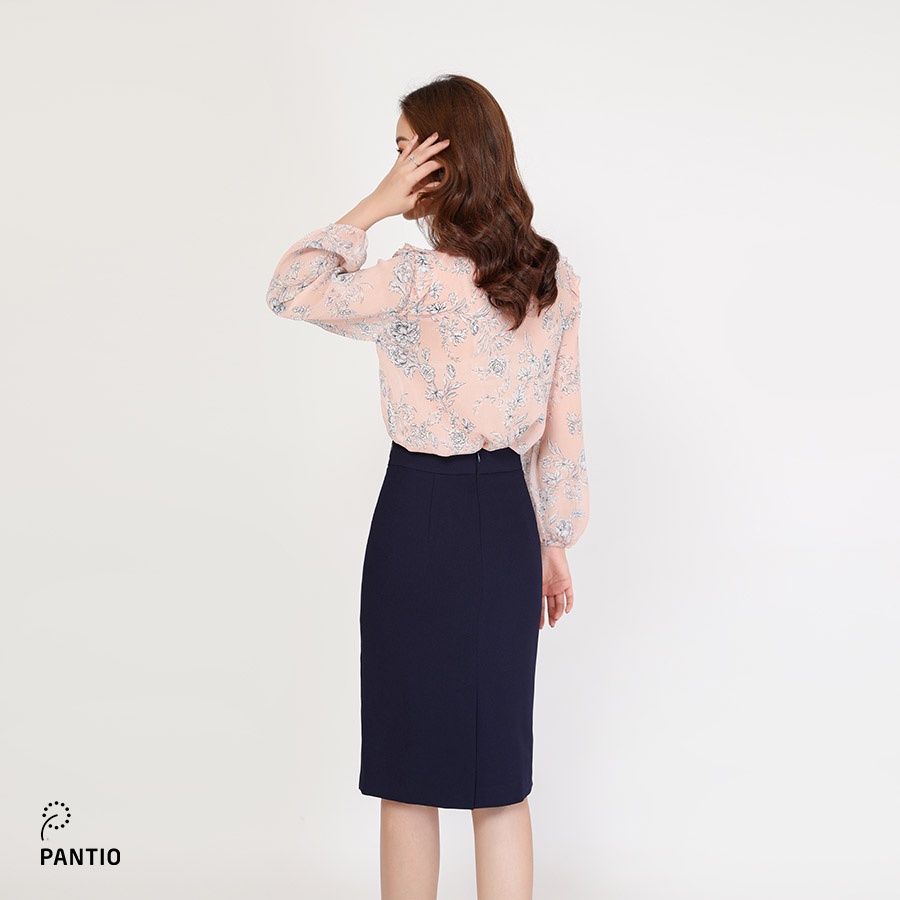 Áo sơ mi chất liệu lụa mềm họa tiết trẻ trung FAS32123 - PANTIO