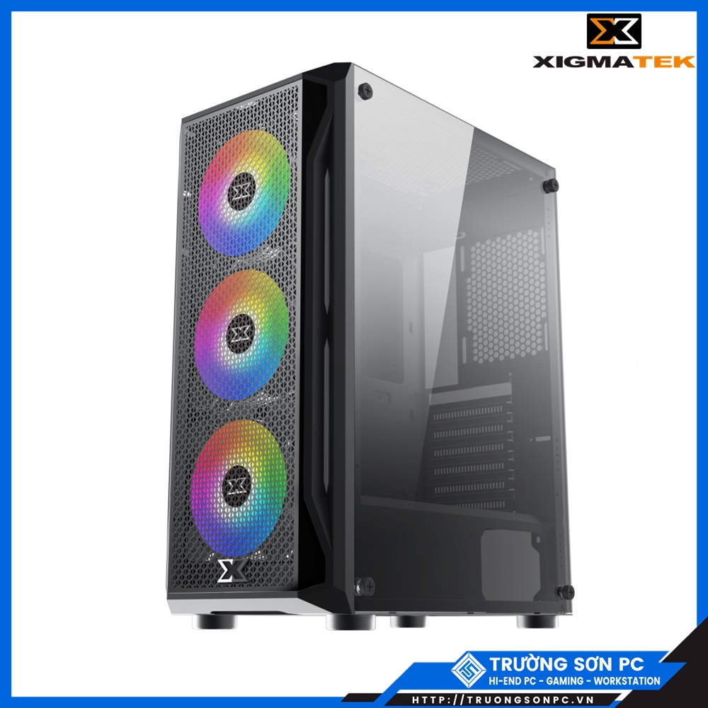 Vỏ Case XIGMATEK GAMING X 3FX (EN46188) GAMING ATX, KÈM 03 FAN XIGMATEK X20ARGB