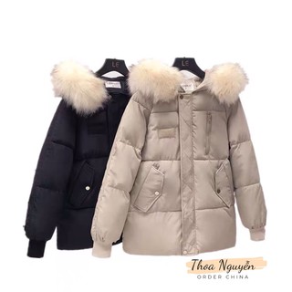 Áo phao béo dáng ngắn