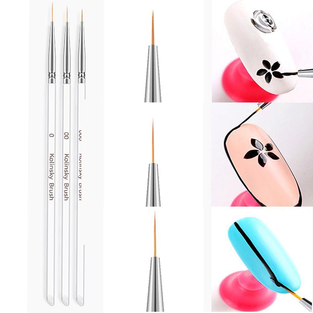 Bút Gel Acrylic Trong Suốt Vẽ Móng Nghệ Thuật DIY