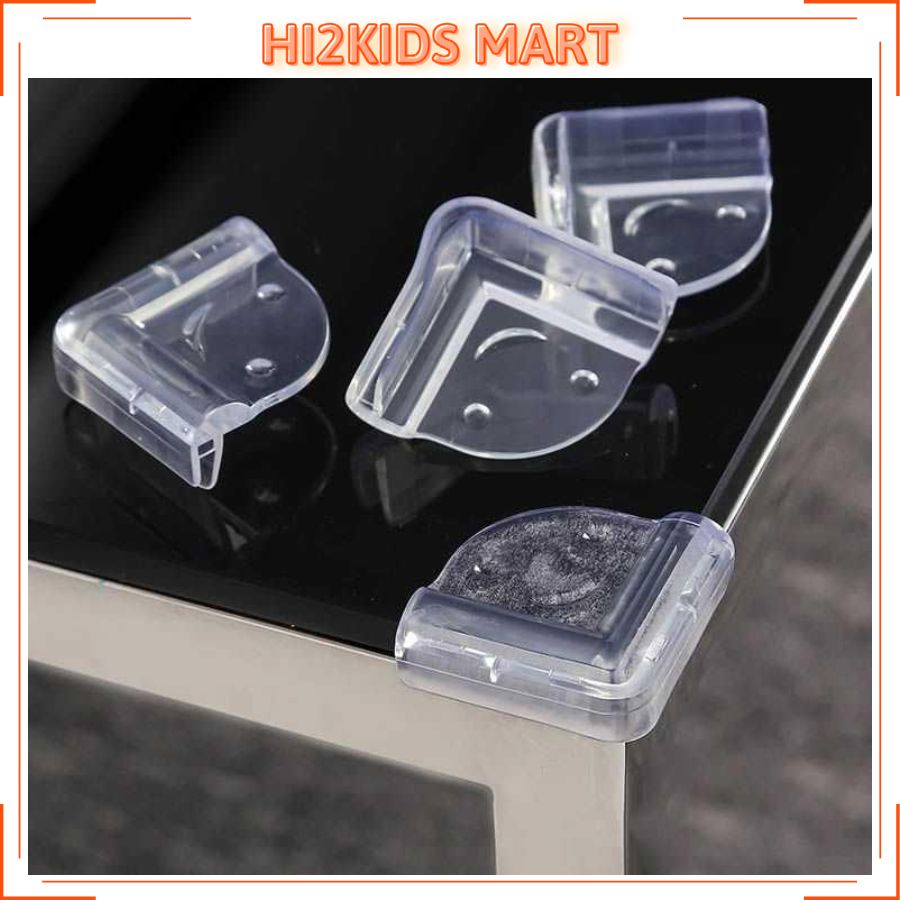 Combo 10 miếng bịt cạnh bàn bảo vệ tránh va đập chất liệu Silicon trong suốt dày dặn