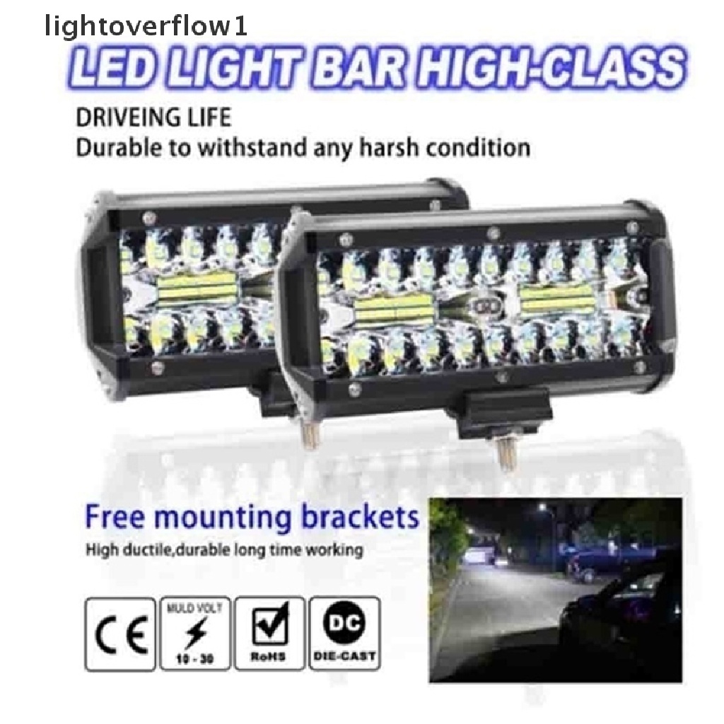 Đèn LED trợ sáng 500W 7'' chuyên dụng dành cho ô tô/ xe tải