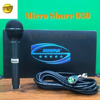 Micro Shure SM-95 hát karaoke gia đình, mang theo đi dã ngoại, hát sân khấu - gọn nhẹ tiện lợi. bảo hành 12 tháng