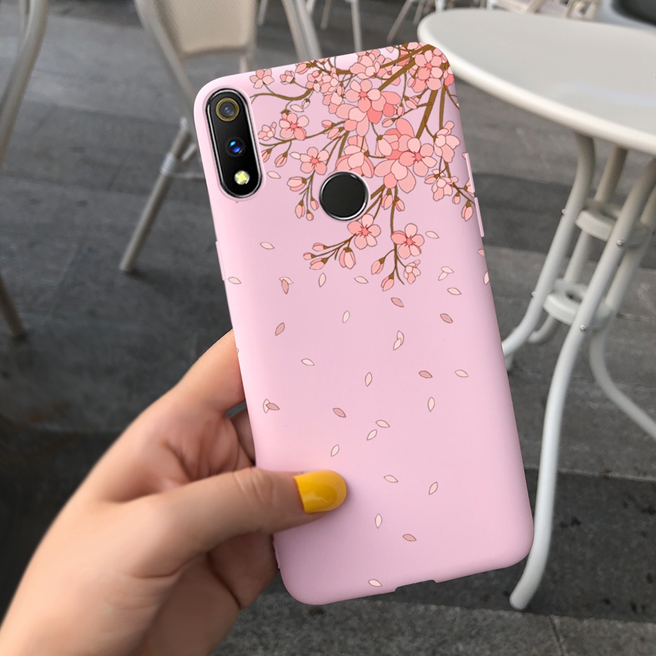 Ốp Điện Thoại TPU Dẻo Màu Sắc Ngọt Ngào Họa Tiết Bươm Bướm Dễ Thương Cho Realme 3 / Realme 3i / Realme 3 Pro Realme3