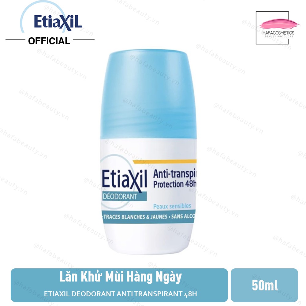 Lăn Khử Mùi Hàng Ngày Etiaxil Deodorant Anti Transpirant 48h 50ml