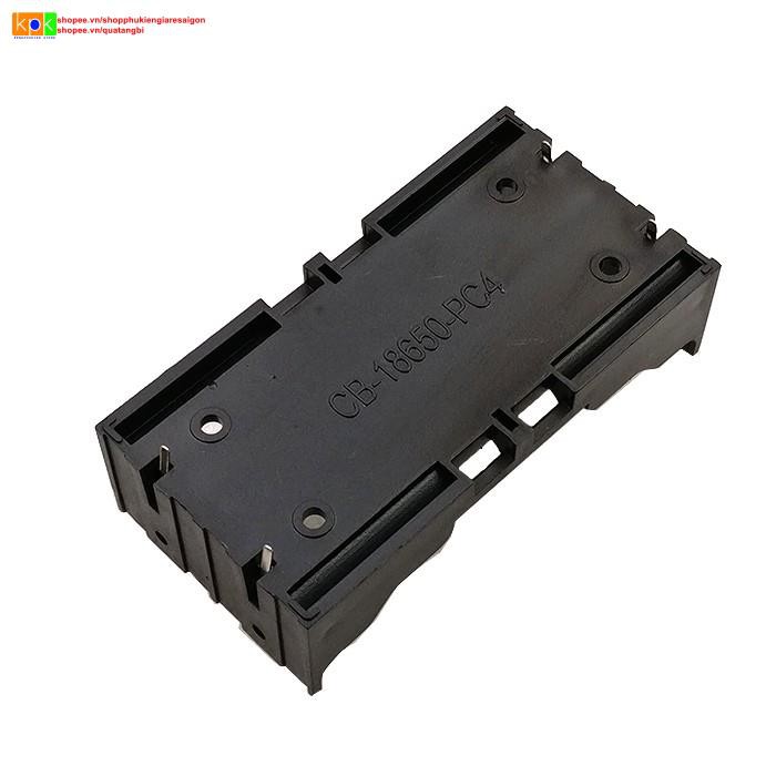 khay pin 18650 có sẵn tiếp điện