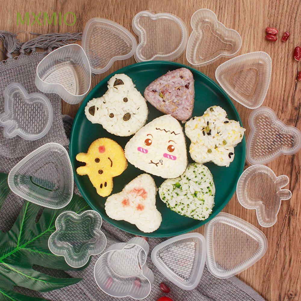 Khuôn làm cơm nắm sushi phong cách Nhật Bản dễ thương tiện dụng cho nhà bếp tùy chọn số lượng DIY