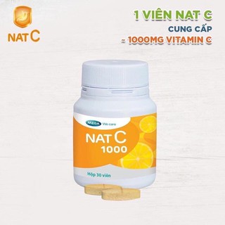Nat c 1000 - bổ sung vitamin c tăng sức đề kháng