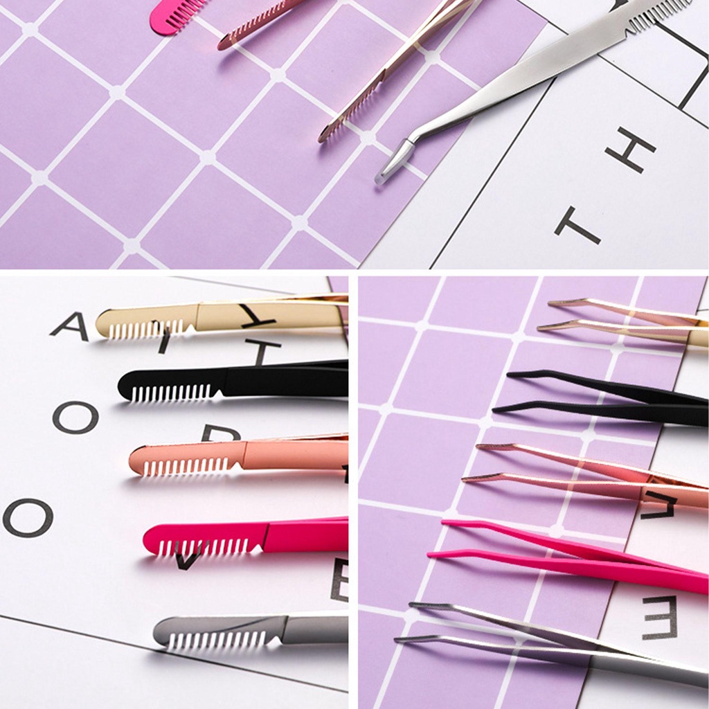 XIANTIN Nhíp Lược Dùng Nối Lông Mi / Lông Mày Tiện Dụng