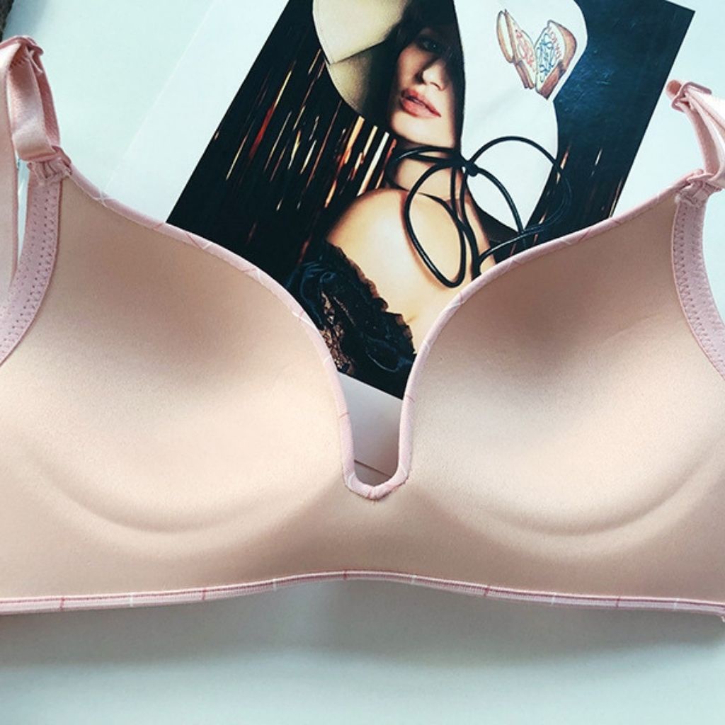 Áo ngực nữ không gọng mút mỏng kẻ caro cực kỳ đẹp và quyến rũ DEVARI A125