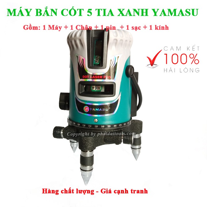 Máy bắn cos,cân mực Laser 5 tia xanh YAMASU pin 4000mAh,xuất xứ Nhật Bản