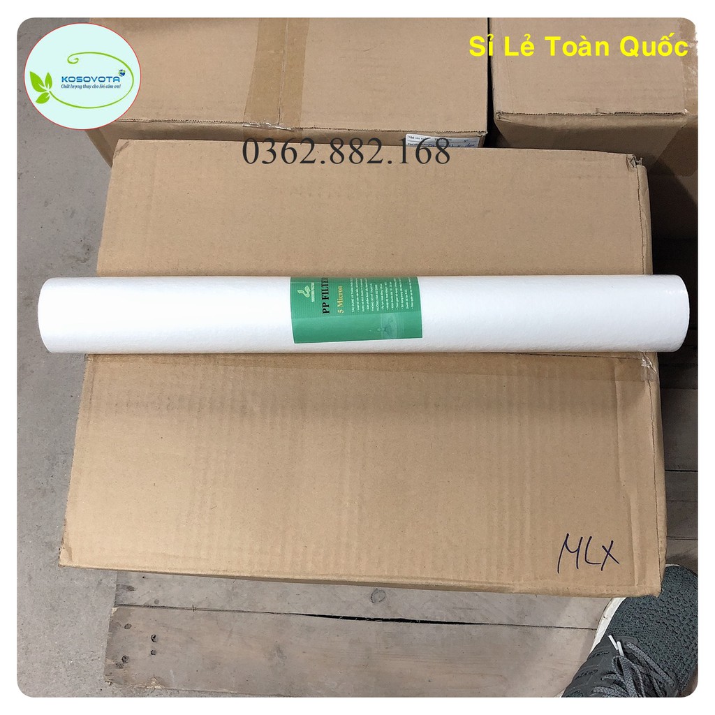 Lõi Lọc Thô 20 Inch Chính Hãng, Lọc Tạp Chất, Bùn, Rỉ Sét Hiệu Quả Vượt Trội, Siêu Bền