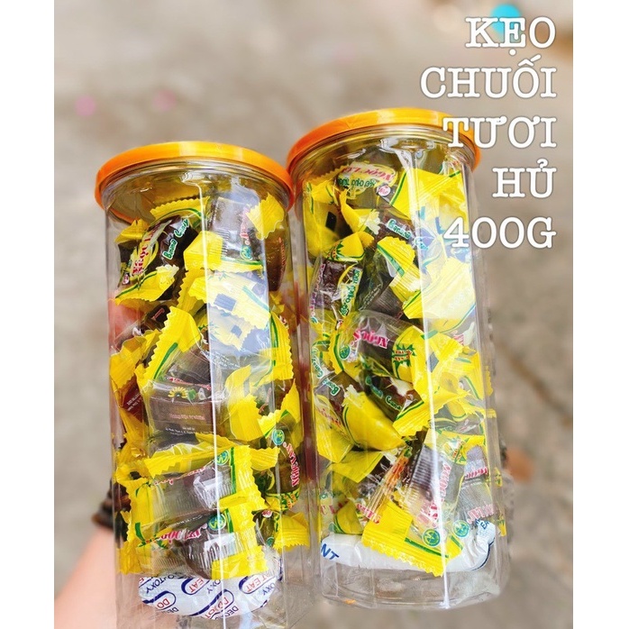 Kẹo chuối tươi hũ 400gr