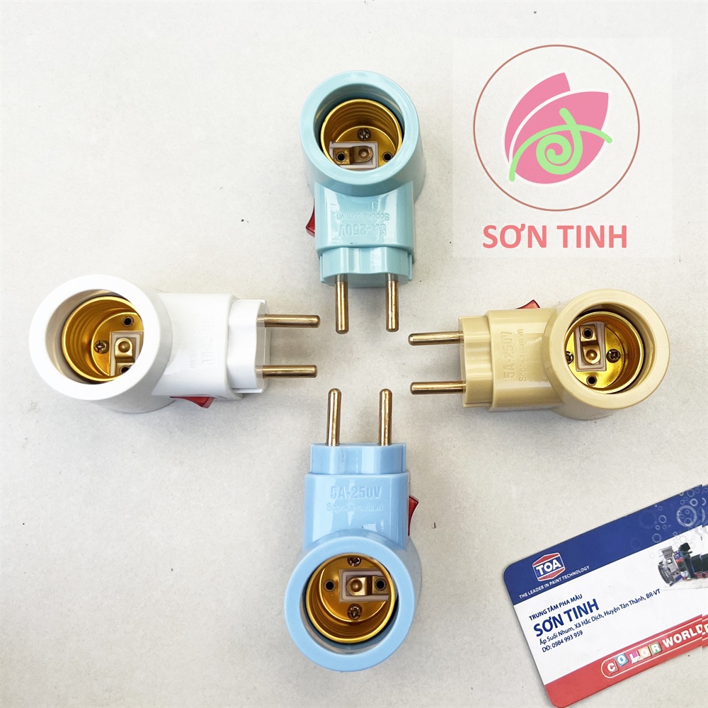 Đui đèn liền phích có công tắc tiện lợi, an toàn SOPOKA ĐLP ĐLP1 ĐLP2 ĐLP3 ĐLP4 - 1 cái