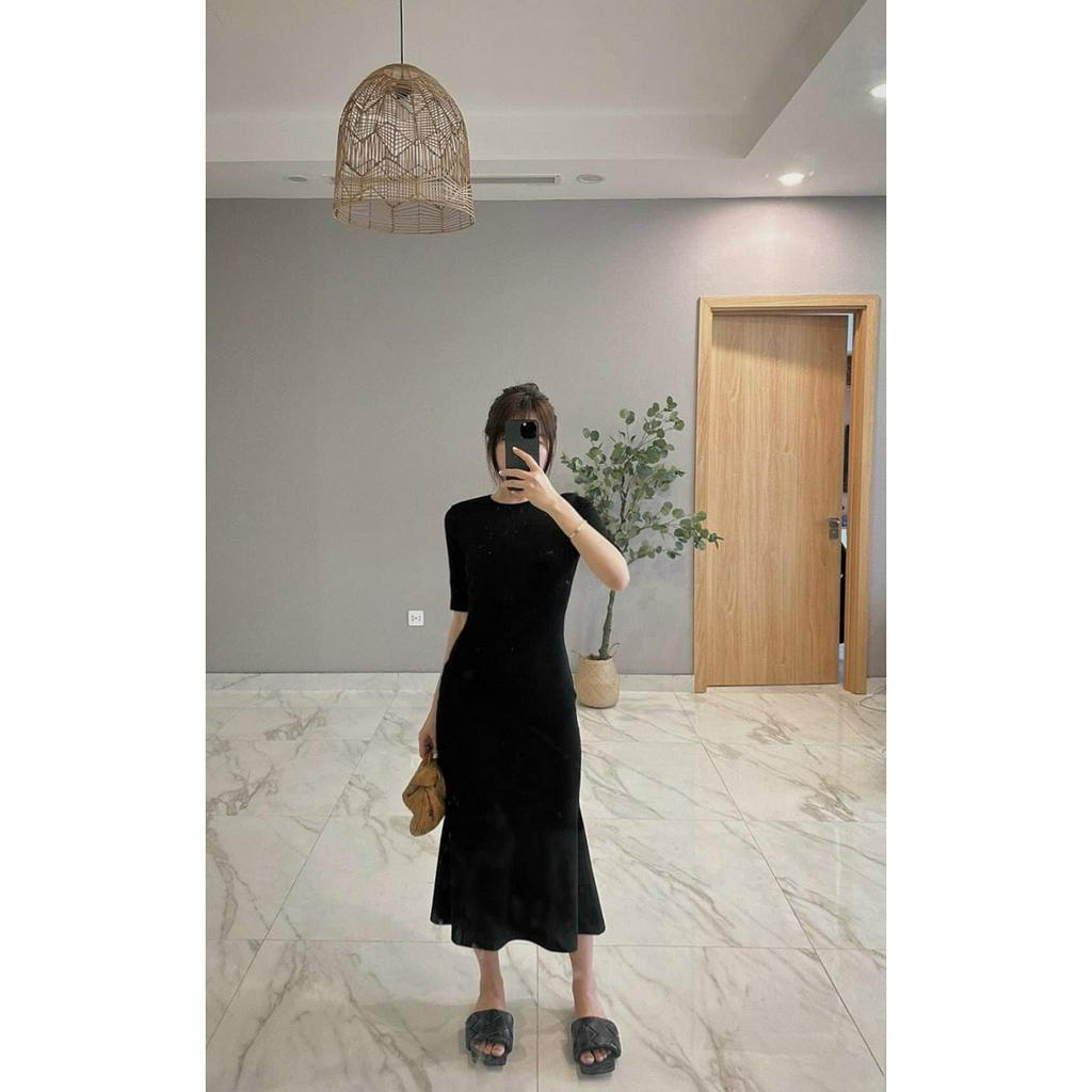 Đầm thun đuôi cá - BODY 01, Chất thun co giãn thoải mái, style đơn giản được lòng chị em nhà mình nhất