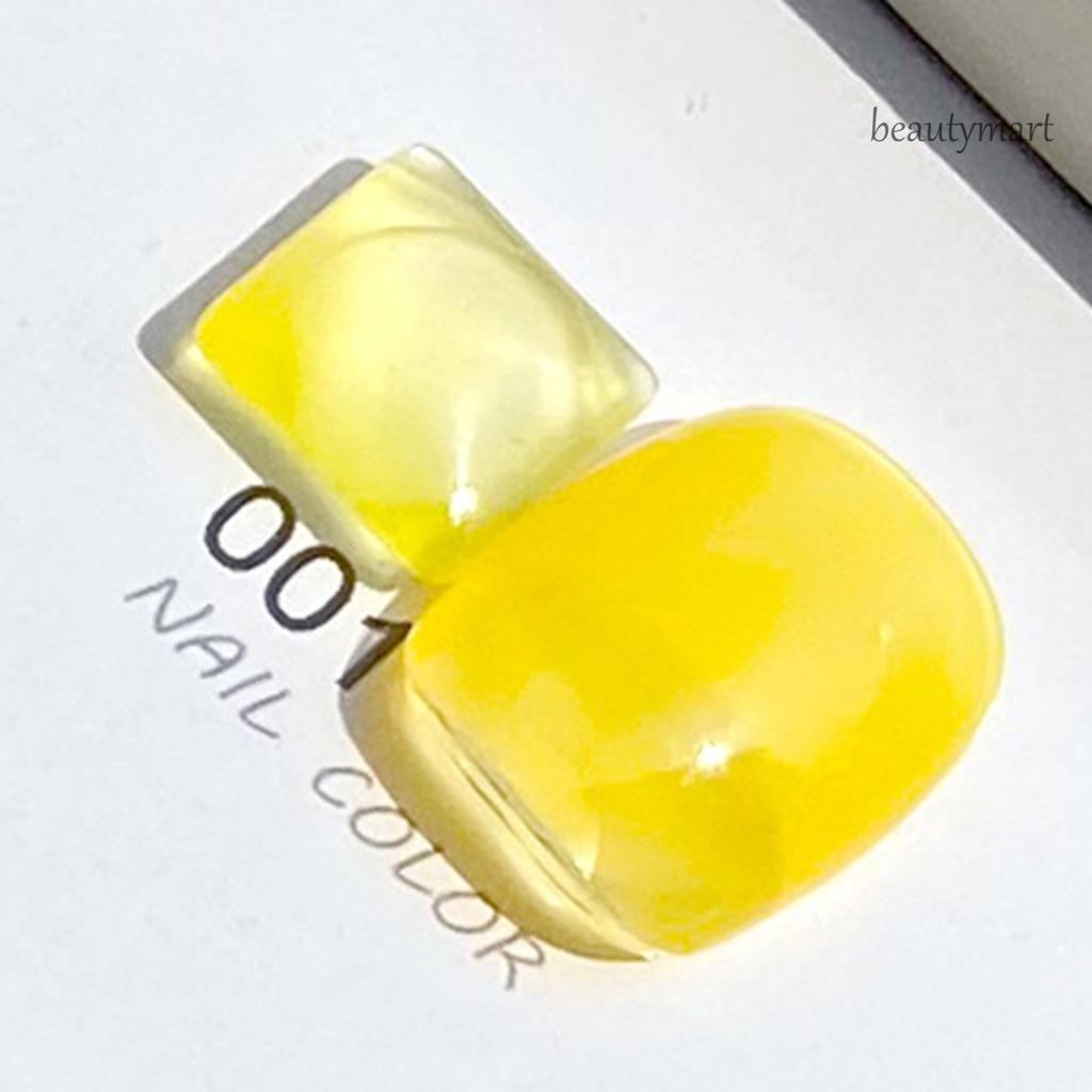 [Hàng mới về] Gel sơn móng tay dạng thạch màu trong suốt dễ tẩy 8ml