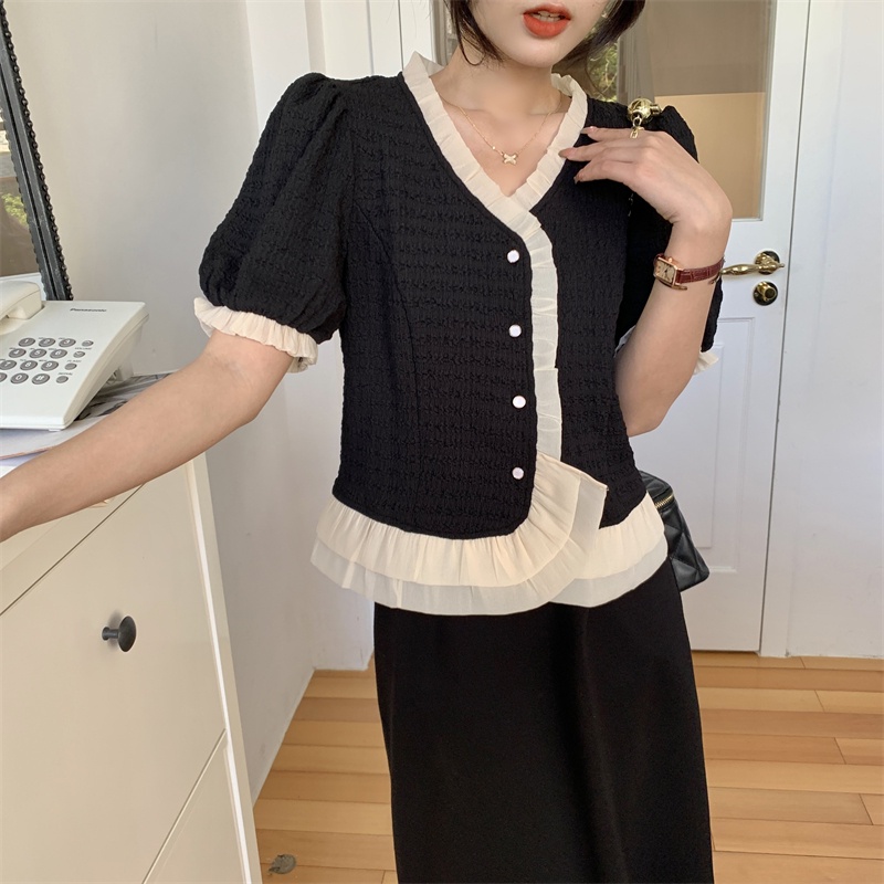 Áo Sơ Mi Nữ Ngắn Tay Thời Trang Mùa Hè Dễ Phối Đồ