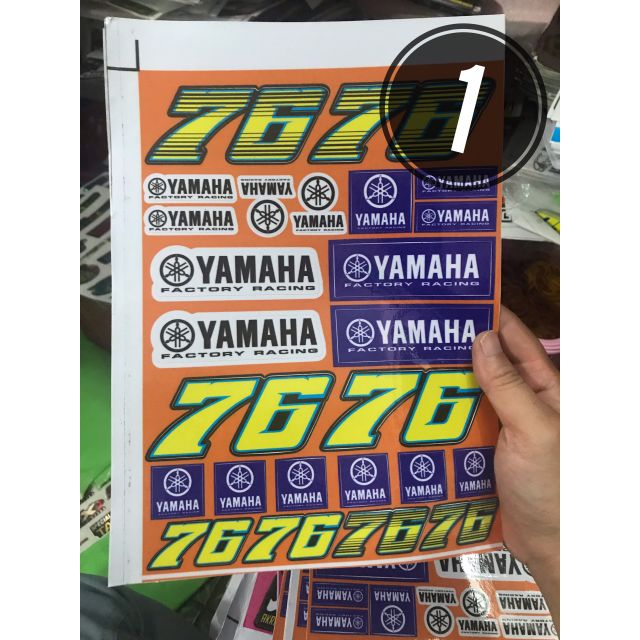 Tem Dán Xe Ohlins Yamaha Nguyên Tấm