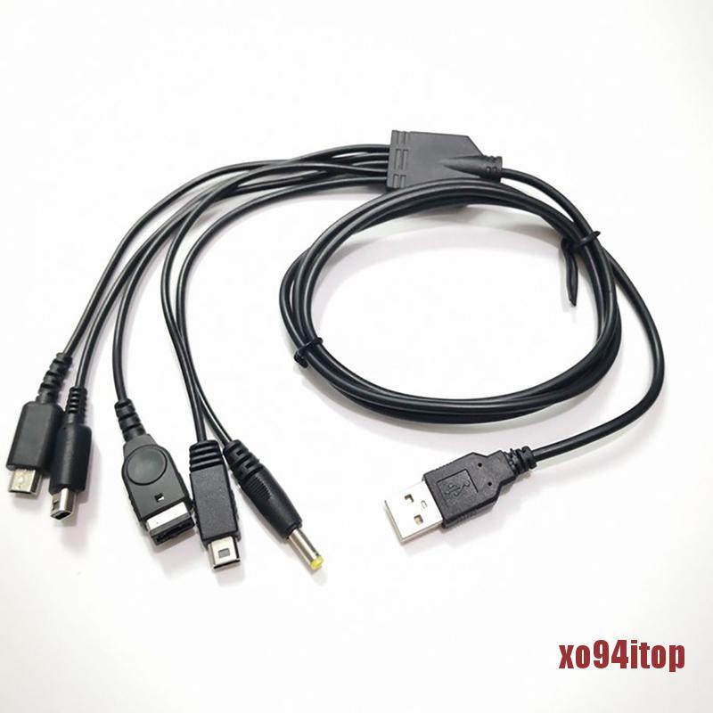 Dây Cáp Sạc Usb 5 Trong 1 Đa Năng Cho Máy Chơi Game