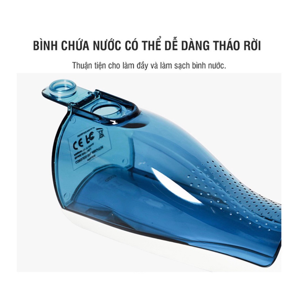 Tăm nước thiết bị vệ sinh răng miệng thông minh Lock&amp;Lock ENR156BLU Hàng cao cấp chính hãng