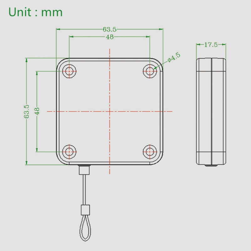 Set 2 Thiết Bị Đóng Cửa Tự Động Không Cần Khoan Đa Năng Có Dây Rút