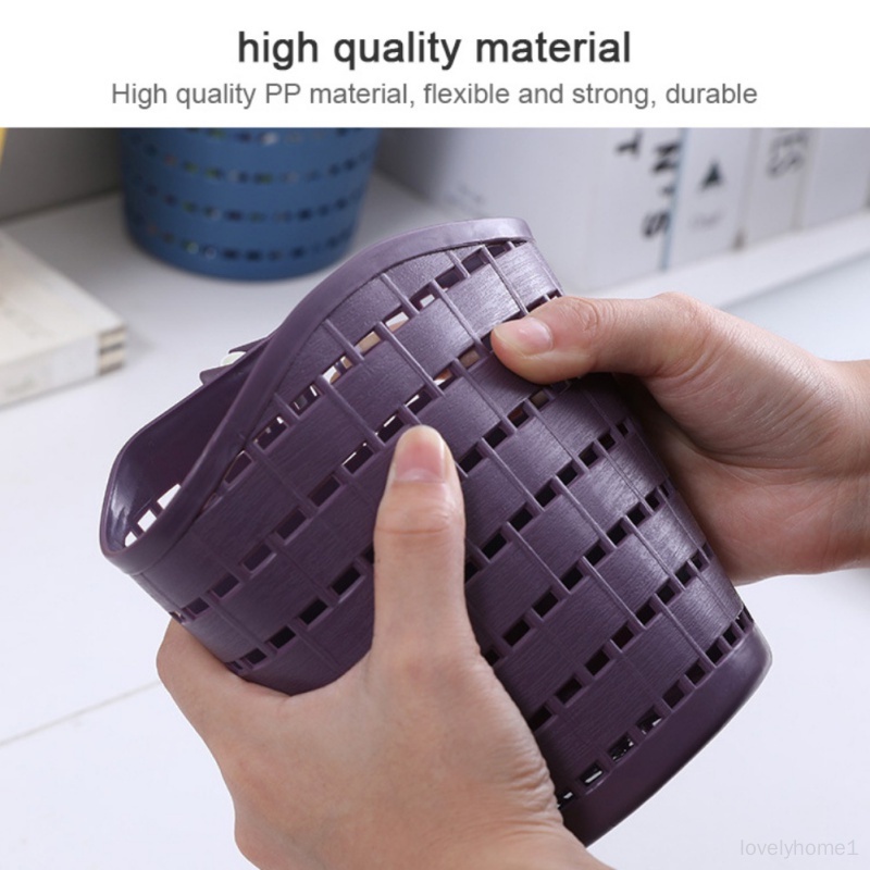 Giỏ Nhựa Đựng Đồ Dùng Cá Nhân Có Móc Treo Xoay 360° Tiện Dụng Cho Nhà Bếp/ Nhà Tắm
