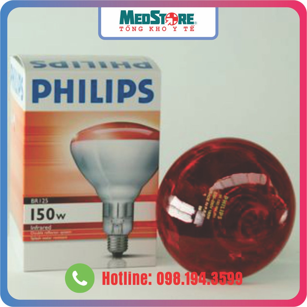 BÓNG ĐÈN HỒNG NGOẠI PHILIPS 100W/150W