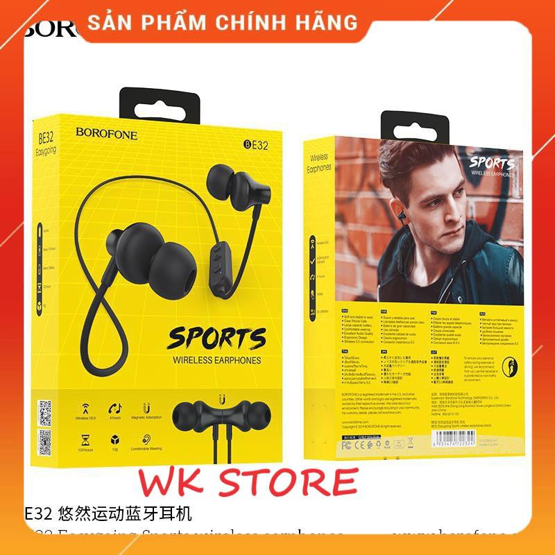 Tai nghe Bluetooth thể thao Borofone BE32 cao cấp,BH 1 năm | BigBuy360 - bigbuy360.vn