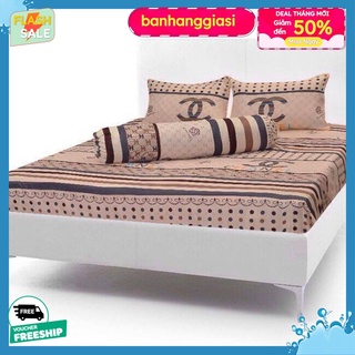 Set 3 món ga chun kèm 2 vỏ gối nằm CH xám