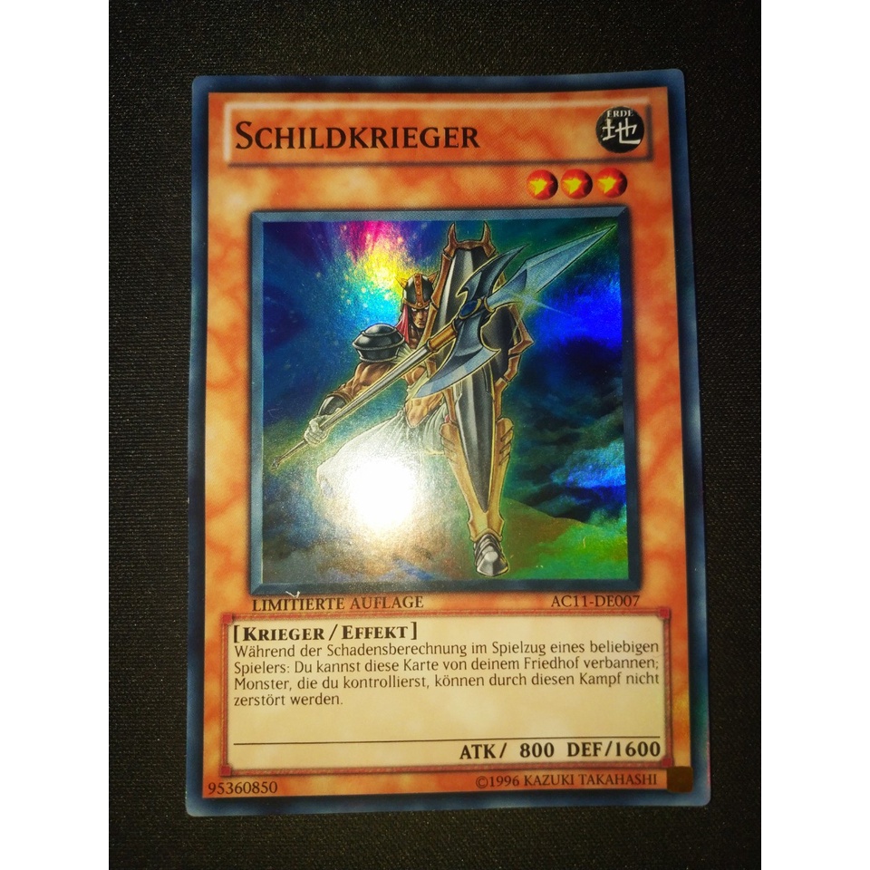 Thẻ bài Yugioh - TCG (DE) - Schildkrieger / AC11-DE007'