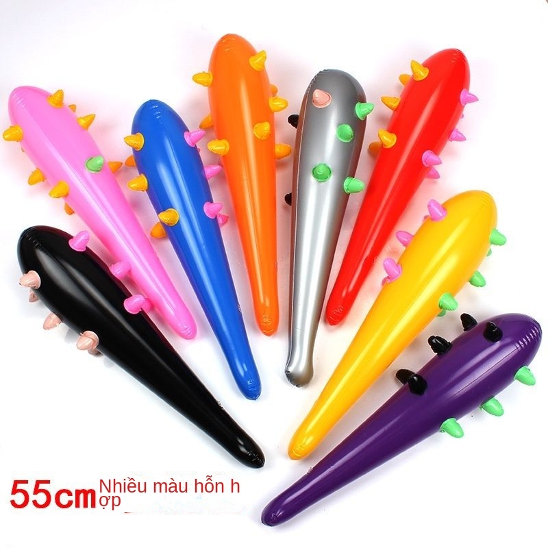 Búa Bơm Hơi Nhiều Màu Sắc 55cm Độc Đáo Vui Nhộn Cho Bé