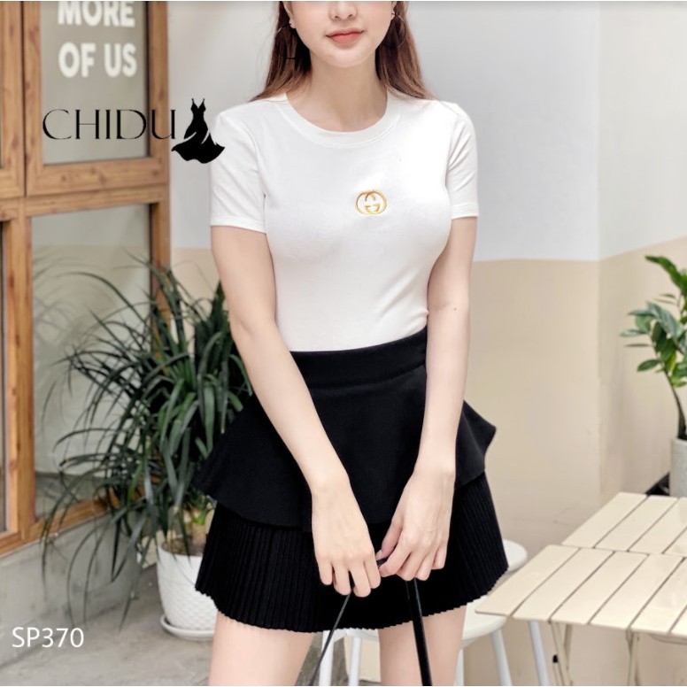 [ Mã WASTAPR giảm 10K đơn 50K] CHIDU Áo phông GG phong cách SP370 | BigBuy360 - bigbuy360.vn