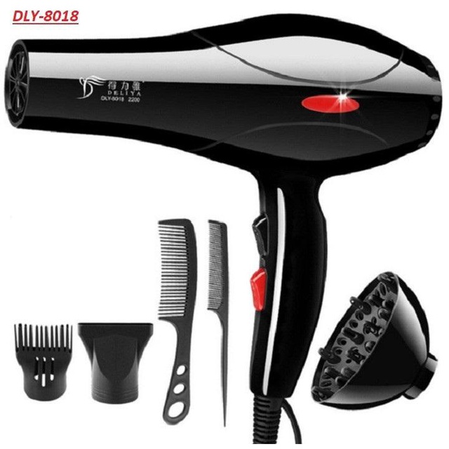 Máy sấy tóc công suất lớn tạo kiểu chính hãng , máy khò tóc 2 chiều nóng lạnh 2200w bảo hành 12 tháng