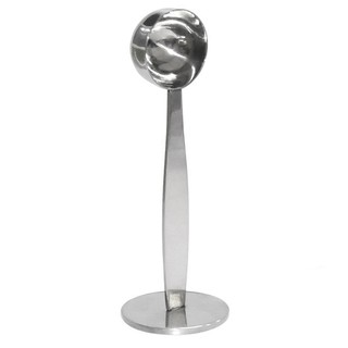 Muỗng đong cà phê kèm đế bằng thép không gỉ màu bạc tiện dụng