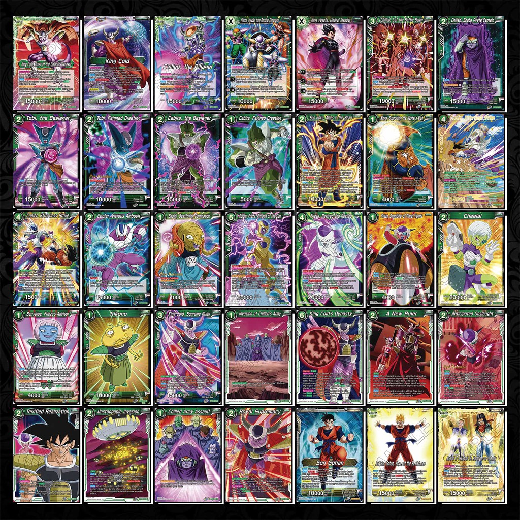 [Độc Quyền Phản Quang 7 Màu] Thẻ Bài Dragon Ball Super Card Game - 7 Viên Ngọc Rồng - Phần 3 - Khổ 6.3 x 9 cm