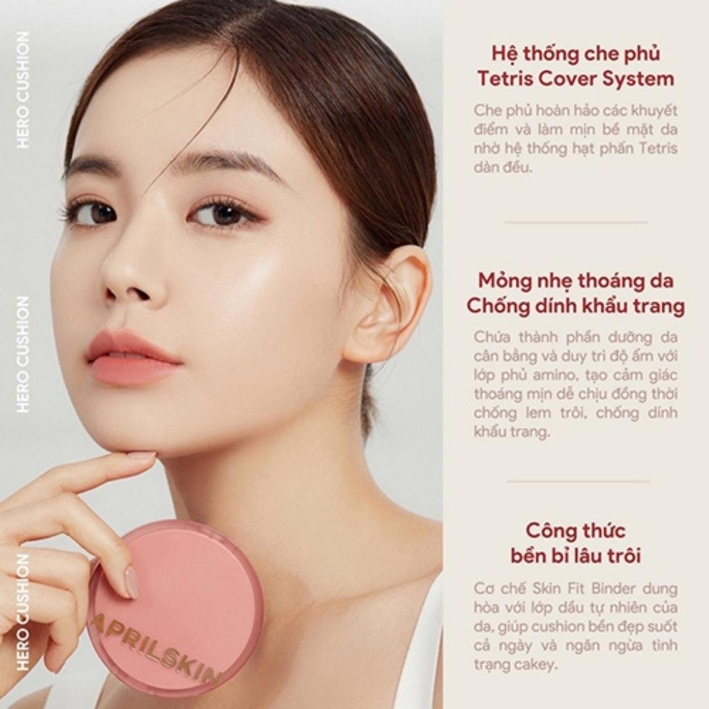 Phấn Nước Aprilskin Cushion [ TẶNG KÈM LÕI ] SPF50+ PA++++ 15g