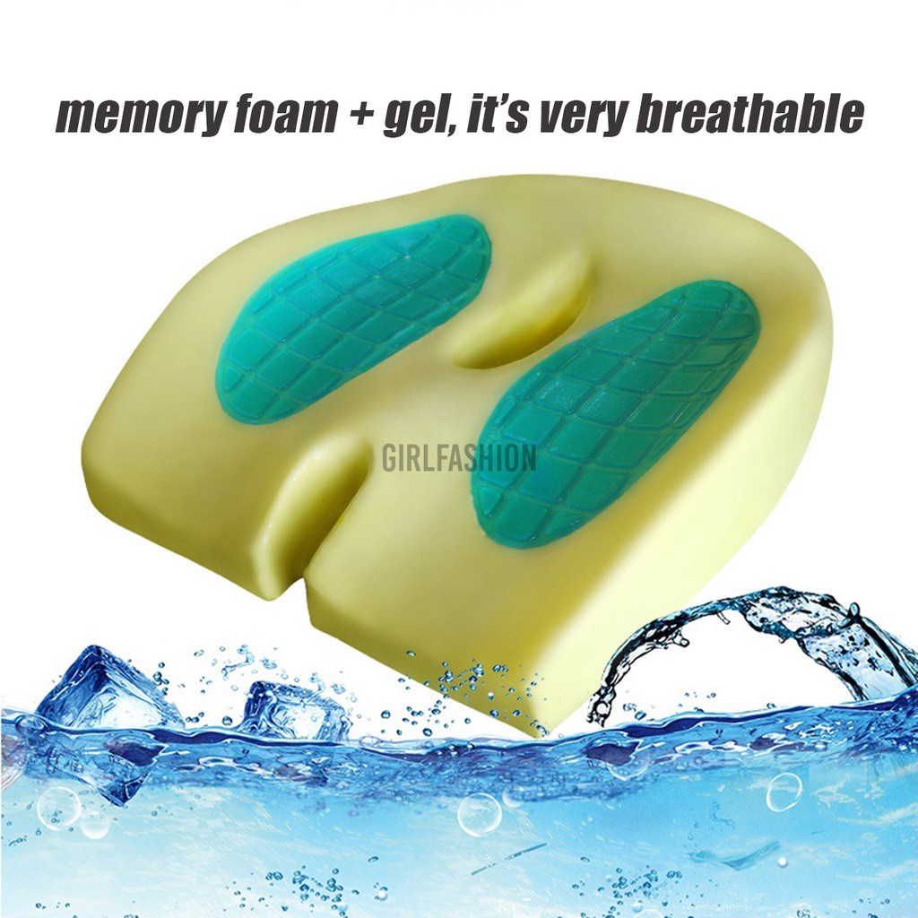 Memory Foam Lumbar Back Pillow Support Back Cushion Car Seat Chair Home Office