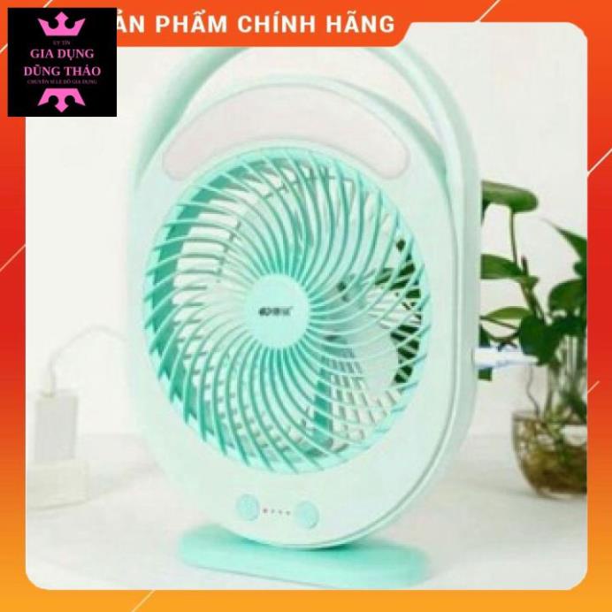 QUẠT SẠC TÍCH ĐIỆN BẰNG CỔNG CẮM USB DP 7626, F0336, SANKARA CÓ ĐÈN ĐỂ BÀN TIỆN DỤNG HOT